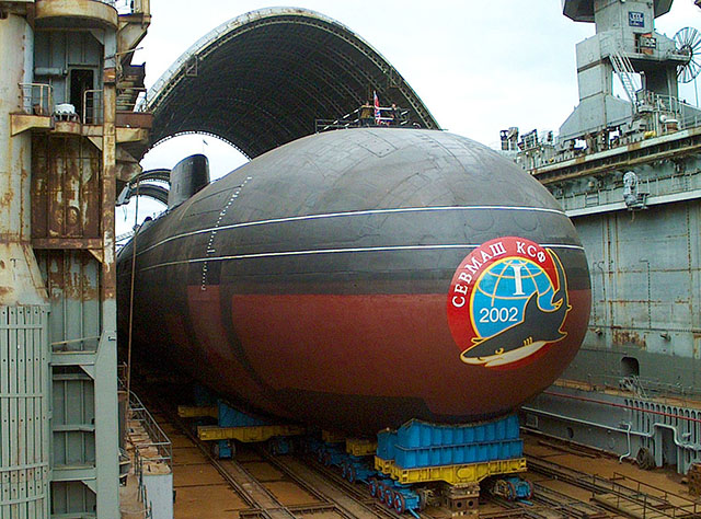 Тяжелый атомный подводный крейсер ТК-208 Дмитрий Донской проекта 941ум